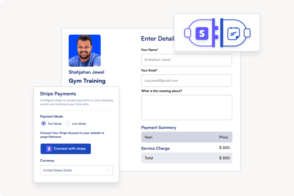 fluentbooking stripe integration