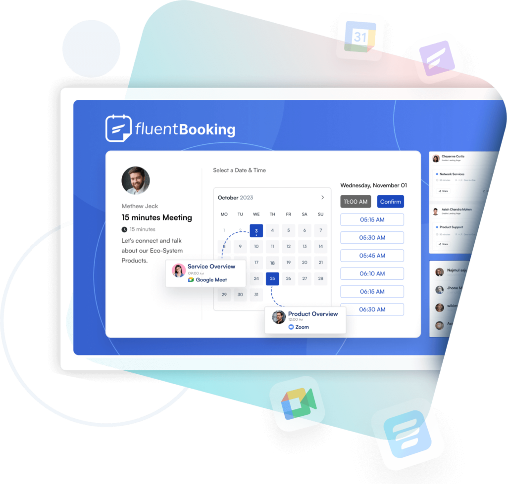 Fluent Booking Pro: Appointment Booking Calendar Plugin for WordPress - FluentBooking
