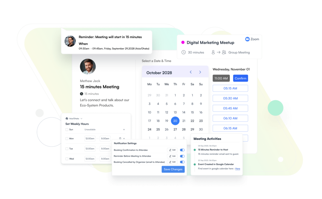 fluentbooking features