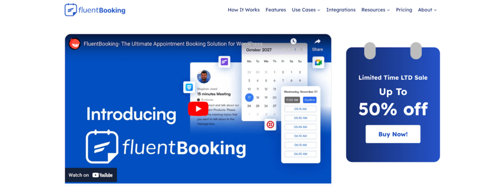 fluentbooking deal page