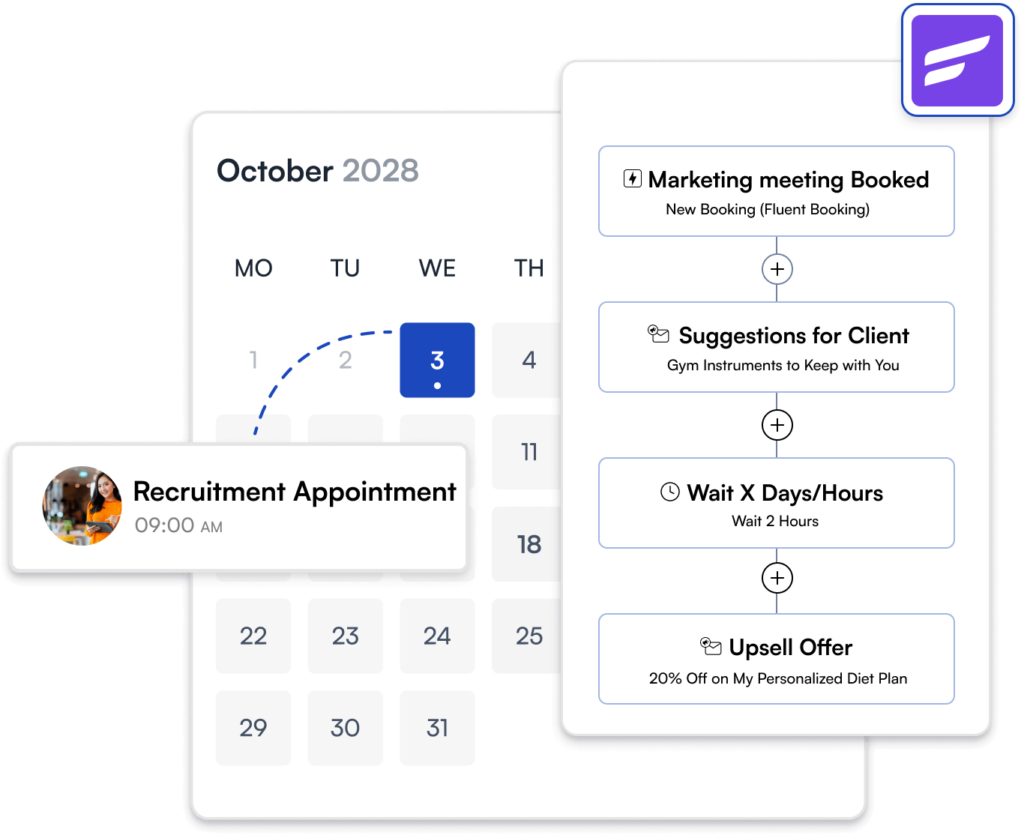crm integration with group appointment calendar