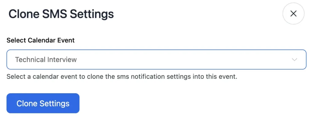 clone sms settings 