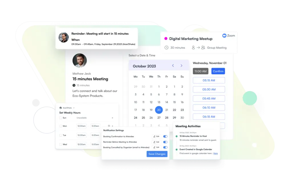 appointment scheduling system workflows