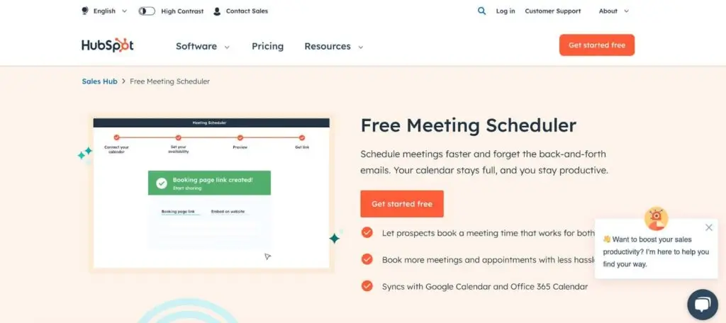 When2meet alternative Hubspot Meetings