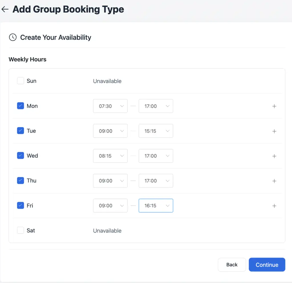 set max invitees number for your group availability calendar 