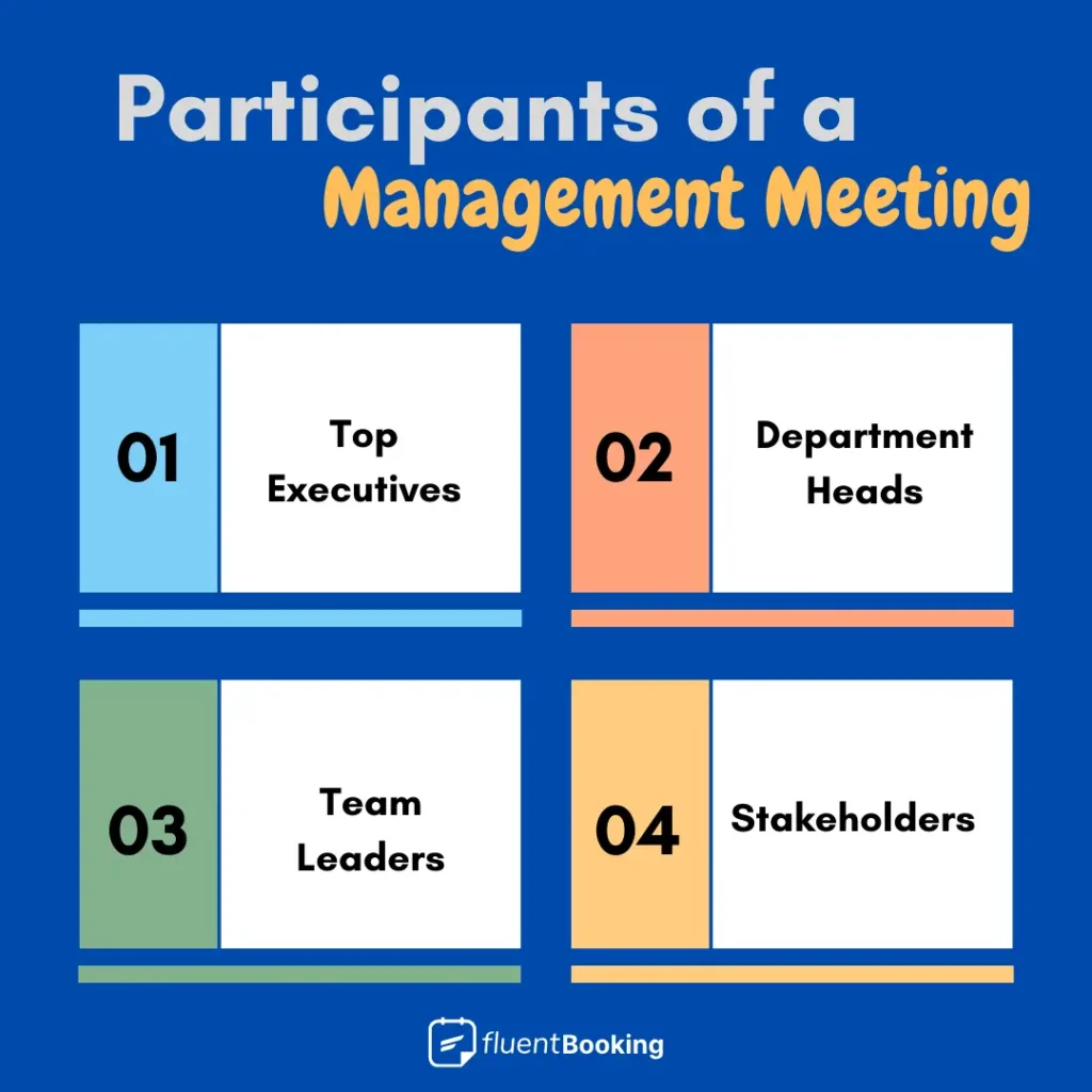 participants of management meetings