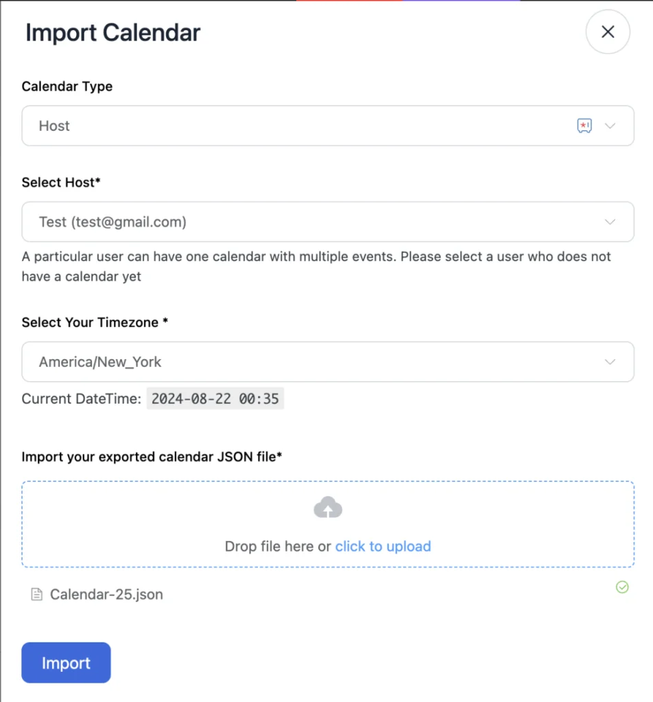 important calendar fields in fluentbooking