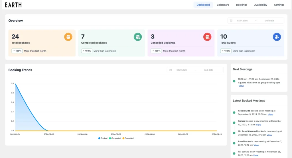 fluentbooking frontend loading