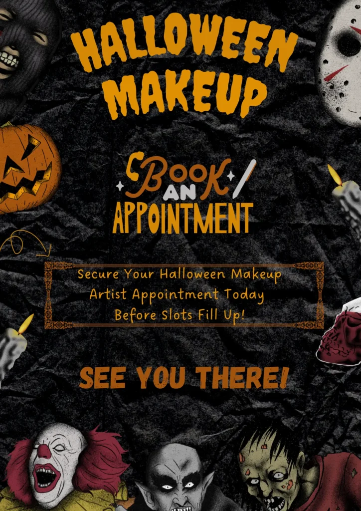 halloween makeup artist campaign