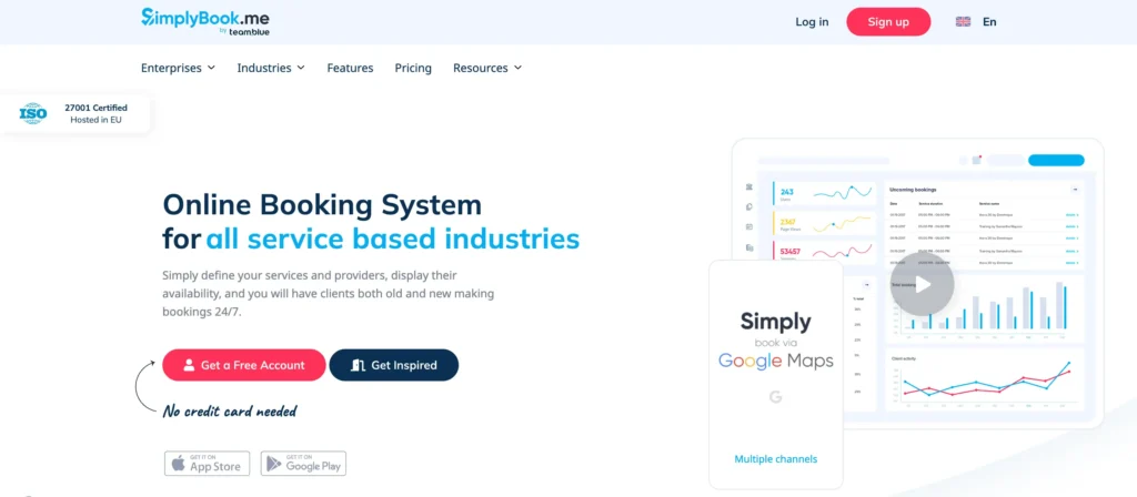 wordpress appointment booking plugin  - simplybook.me 