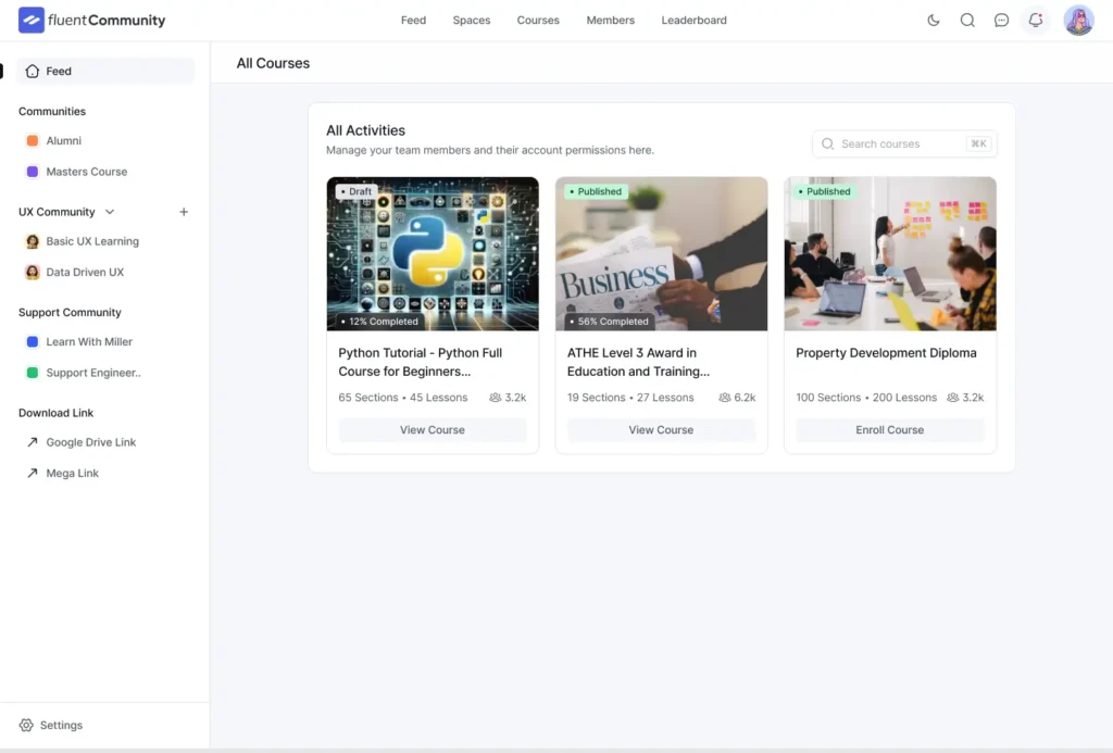 FluentCommunity: The Fastest Community Plugin for WordPress