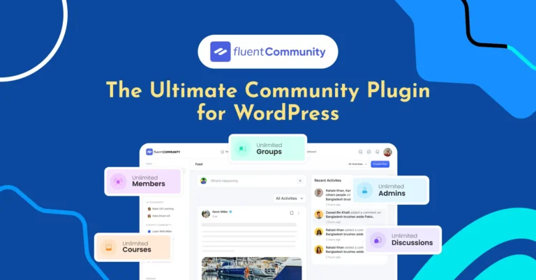 Introducing FluentCommunity: The Fastest Community Plugin for WordPress