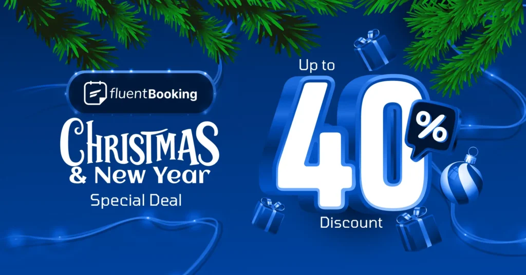 fluentbooking christmas discount 2024