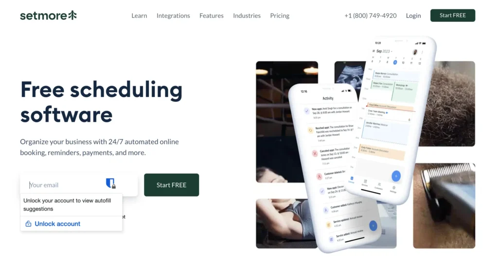 free calendly alternative - setmore