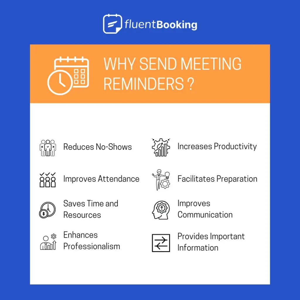 benefits of sending meeting reminders