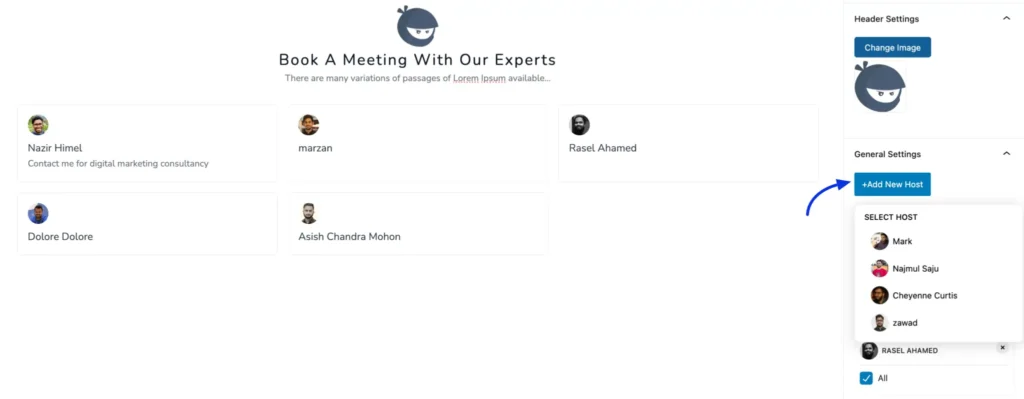 flexible round robin meeting scheduling in fluentbooking 