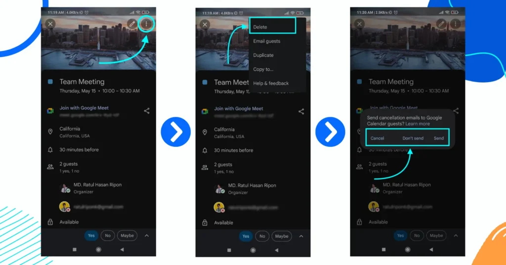 How to Cancel an Event in Google Calendar on Phone