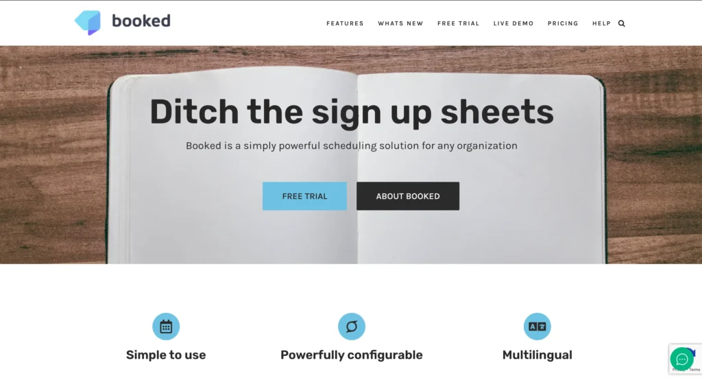 bookly alternative- booked