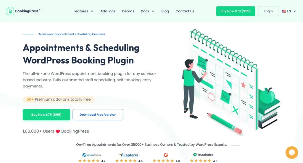 bookly aternative bookingpress