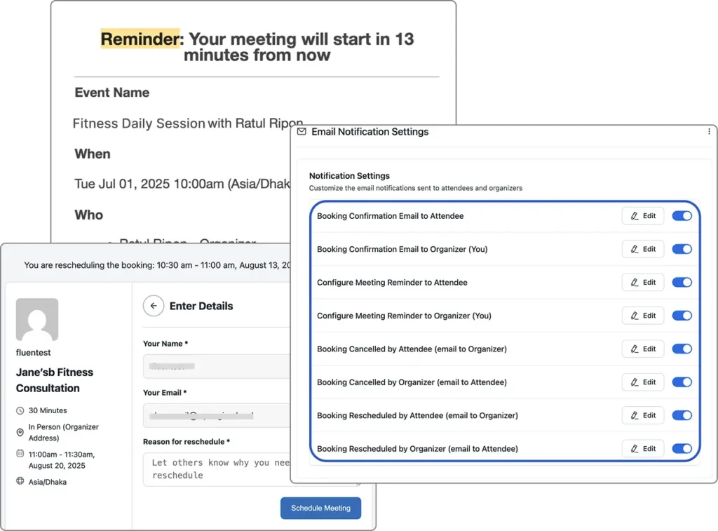 automated email notification