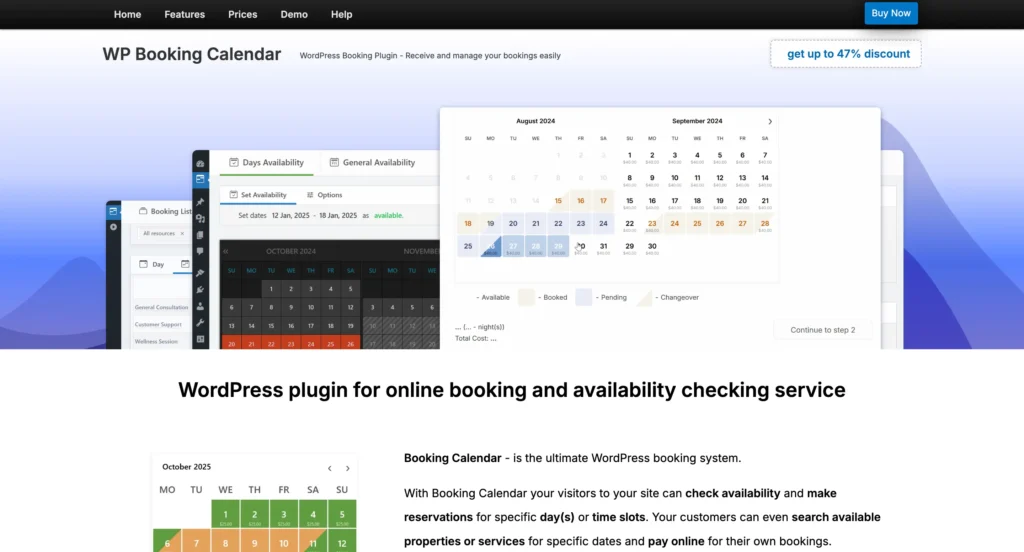 bookly alternative- wp booking calendar