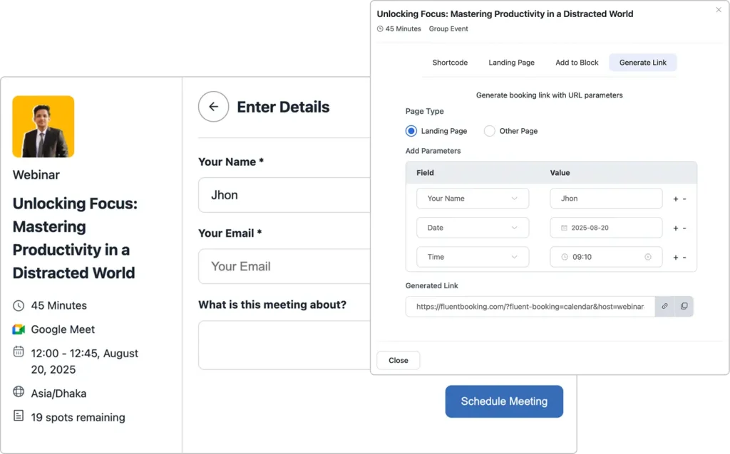 Webinar Invitations
