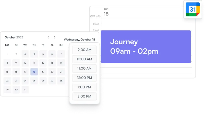Calendar Integration with fluentbooking