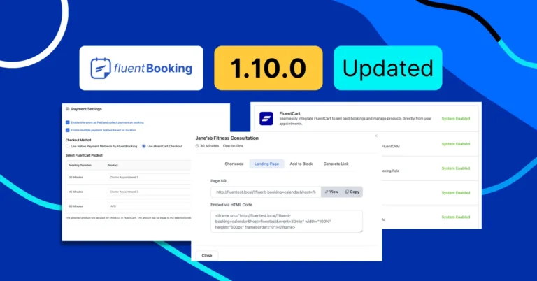 FluentBooking 1.10.0
