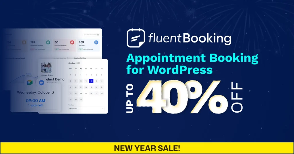 fluentbooking new year deal 2026 