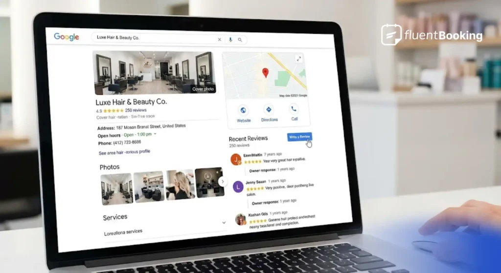 Google Business & Online Listings for Salon SEO