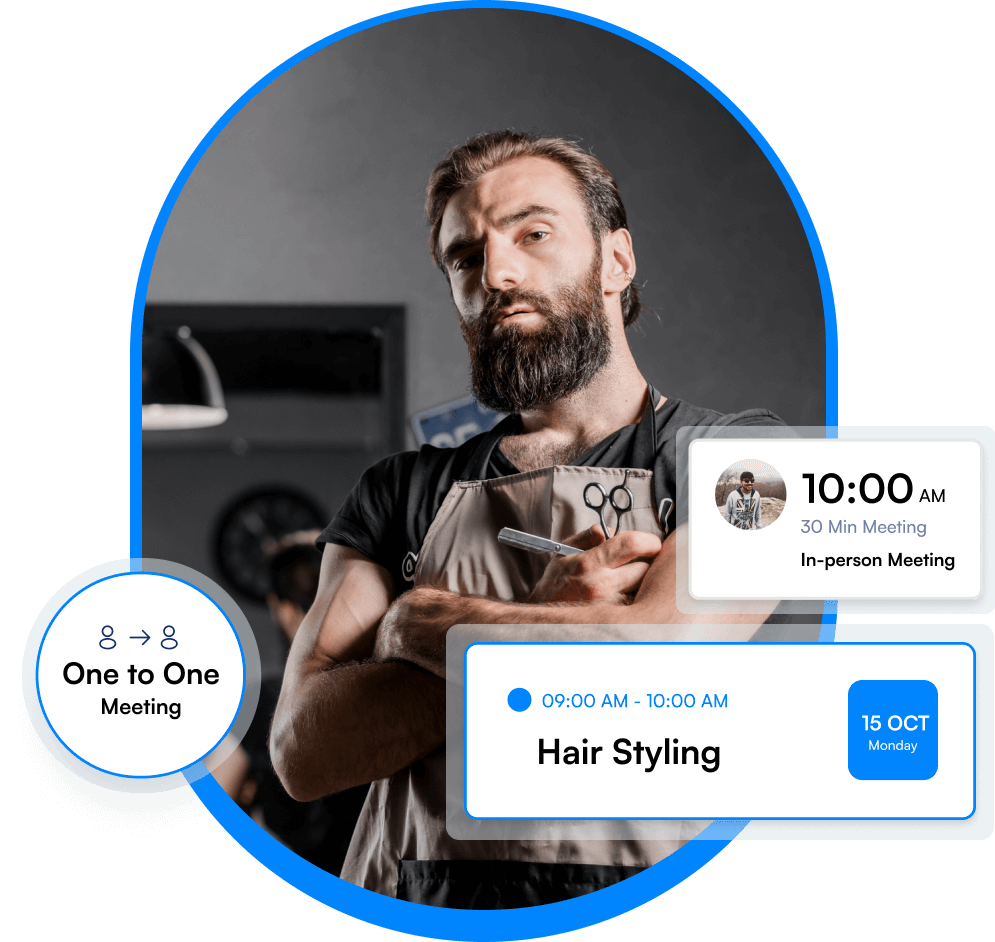 salon booking with fluentbooking