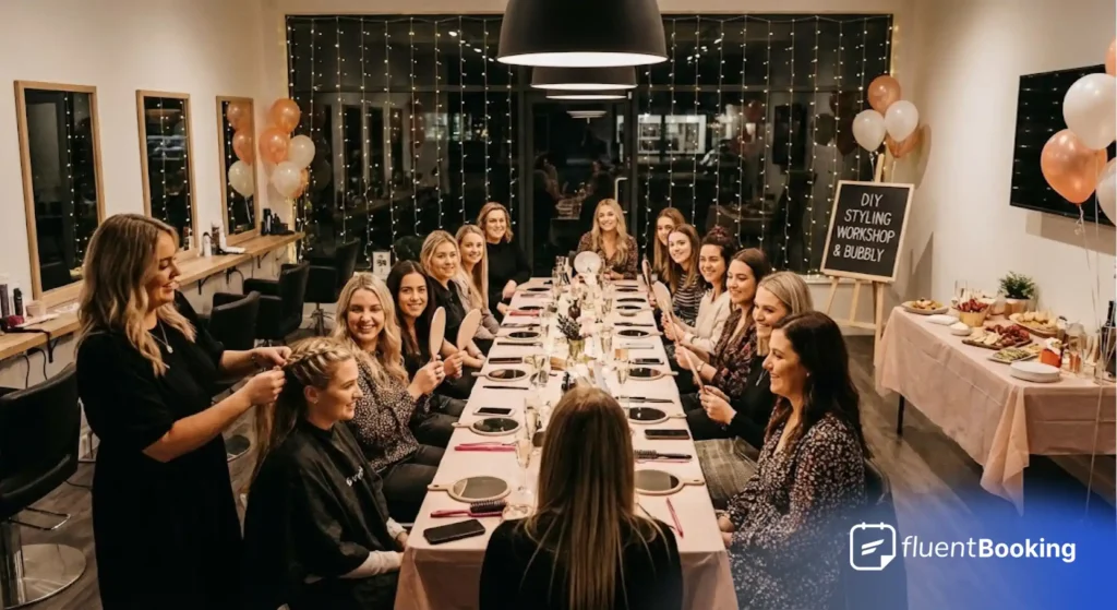 Host In-Salon Events and Workshops to Attract New Clients