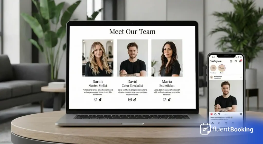 Feature Your Salon Staff Online to Connect With Clients