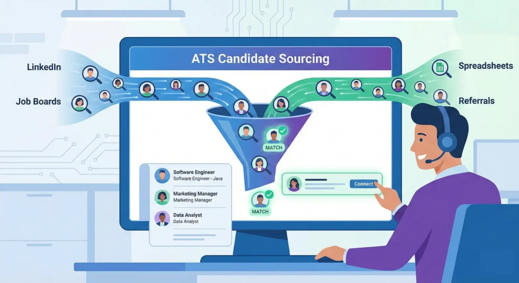 ATS candidate sourcing