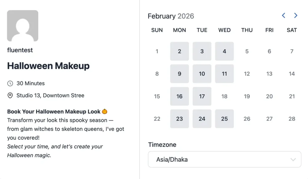 24/7 Self-Booking For Clients