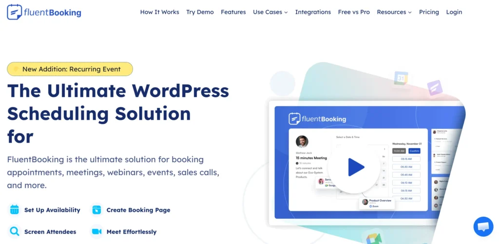 interview scheduling software-fluentbooking