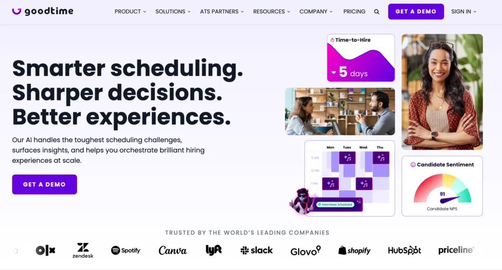 goodtime interview scheduling software
