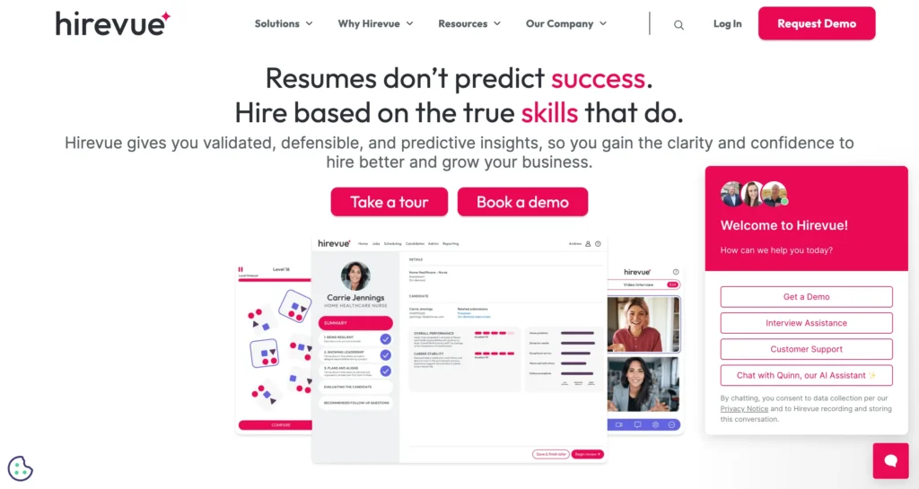 HireVue – Video Interviews and Skills Assessment Platform