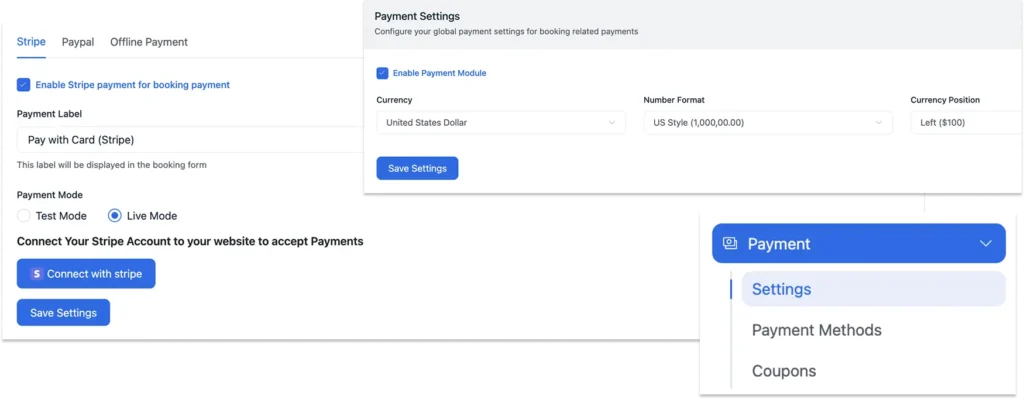 payment setup