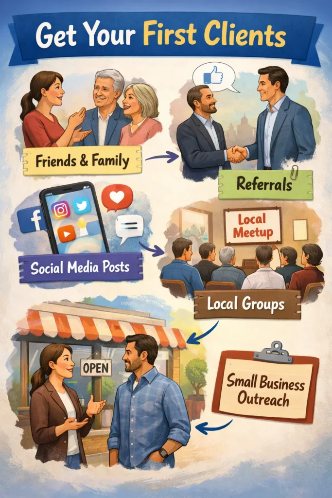 get your first photography clients 