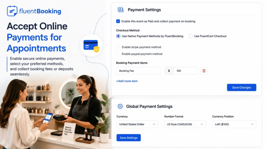 Accept Online Payments for Appointments