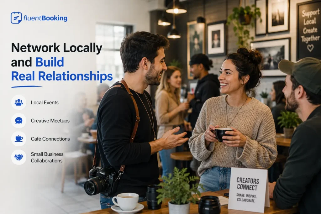 network locally and build real relationships 