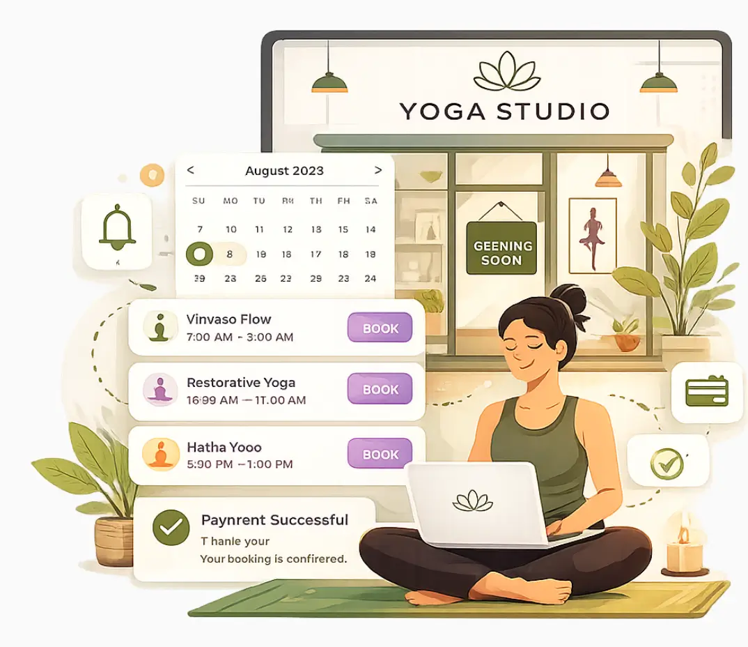 yoga studio booking