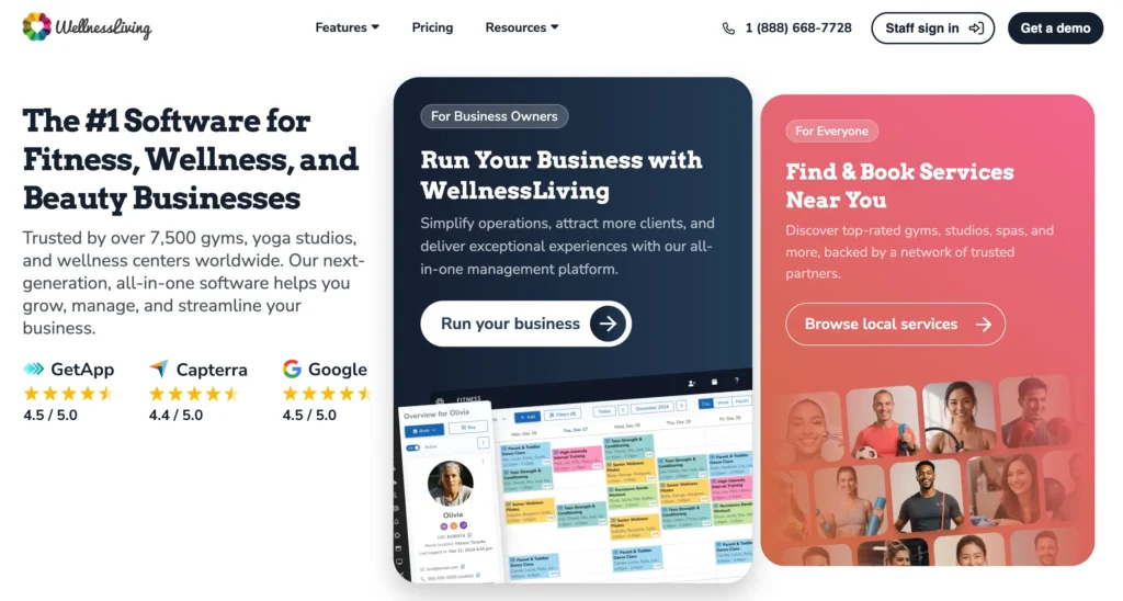 WellnessLiving — Best for Membership-Based Yoga Studios
