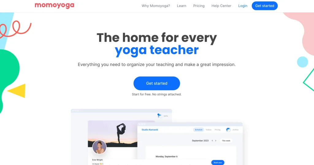 Momoyoga — Best for Independent Yoga Teachers
