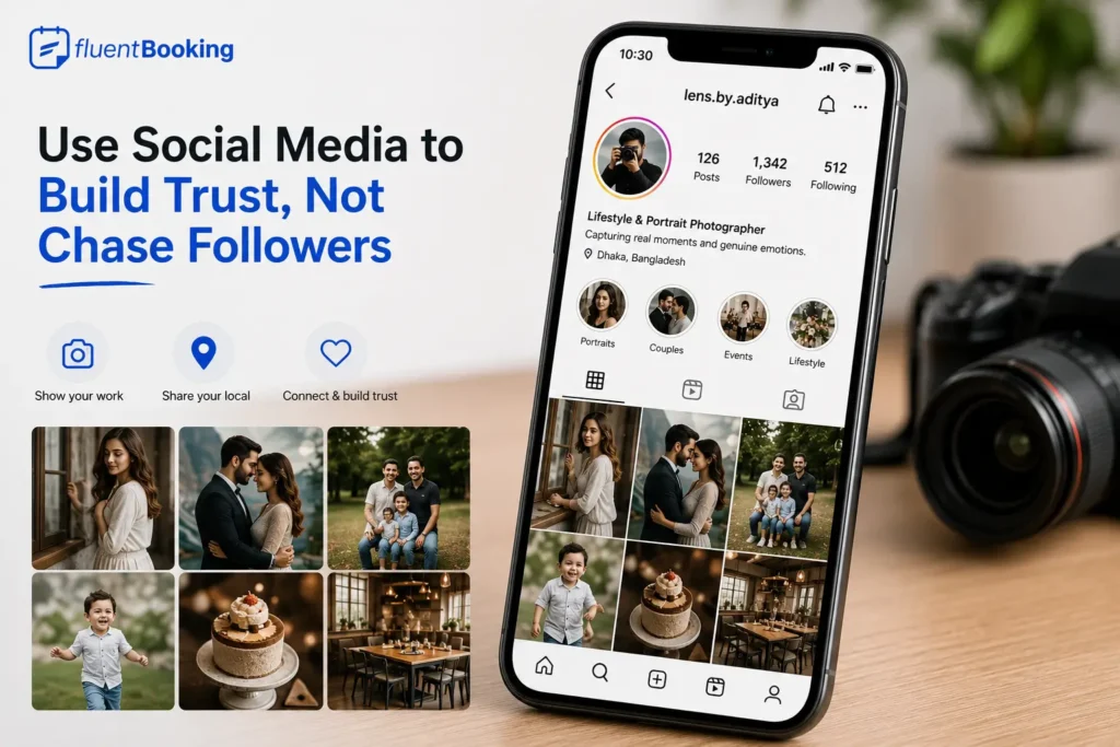 use social media to build trust for your photography business 
