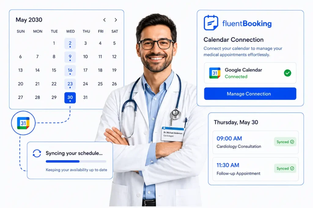sync medical appointments with calendar apps and avoid double booking