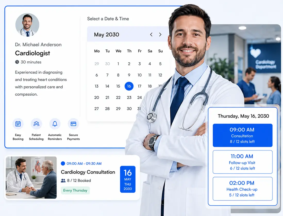 medical appointment scheduling software for wordpress 