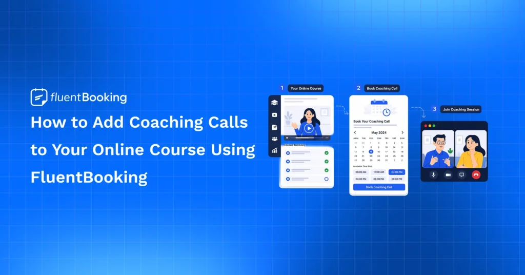 add coaching call to online course
