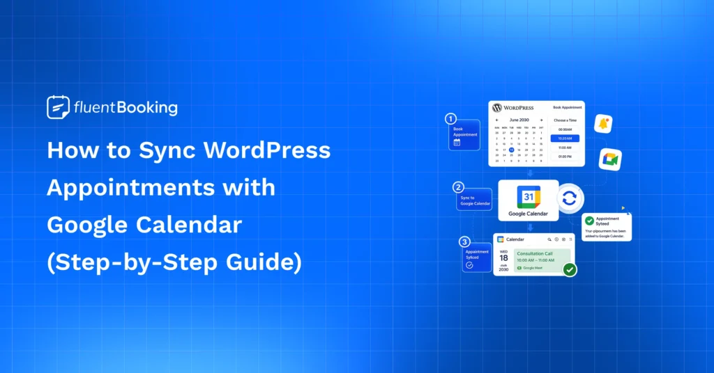 sync appointments in google calendar